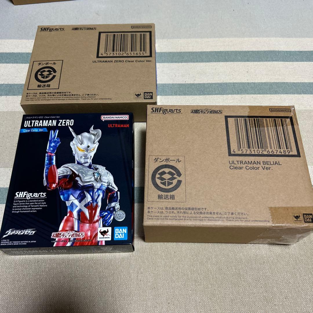 フィギアーツウルトラマンゼロ ベリアルClear Ver.まとめ売り
