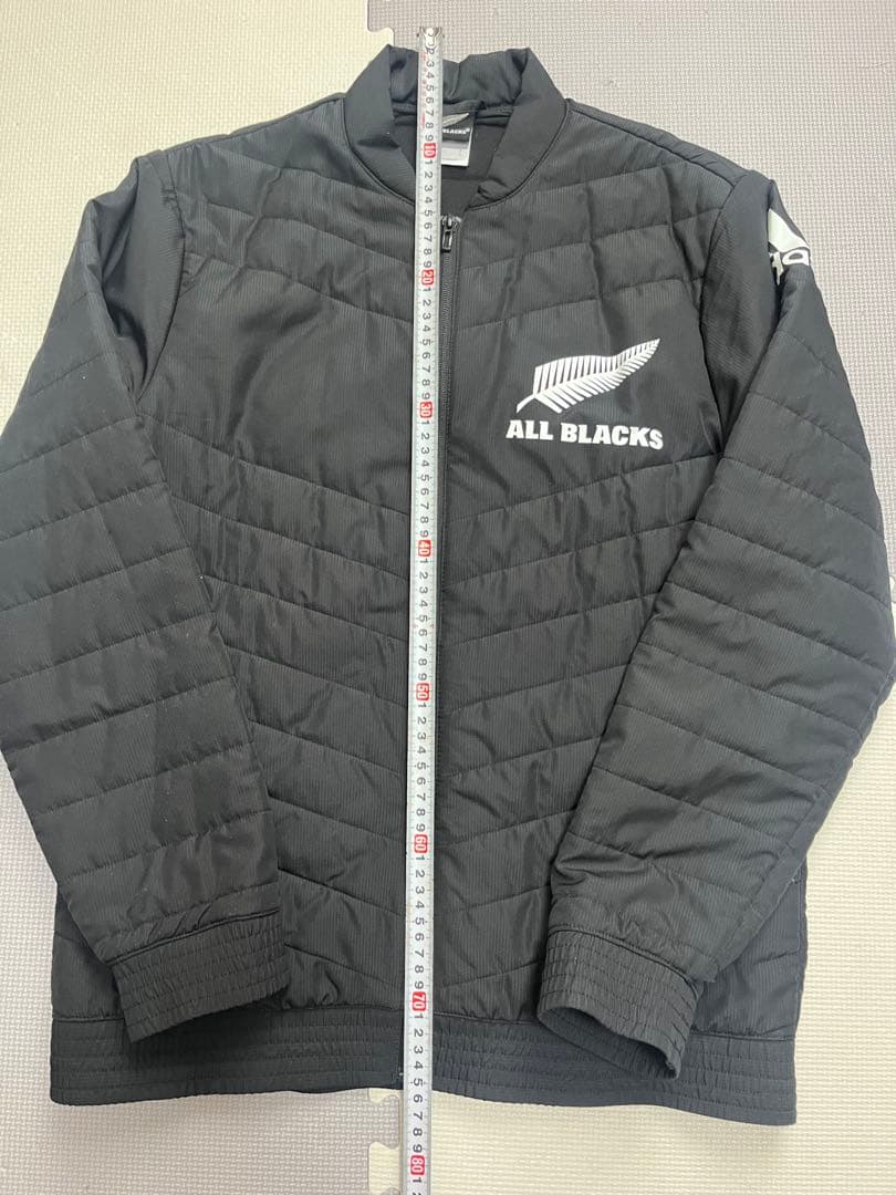 ALL BLACKS 黒 ジップアップジャケット　adidas