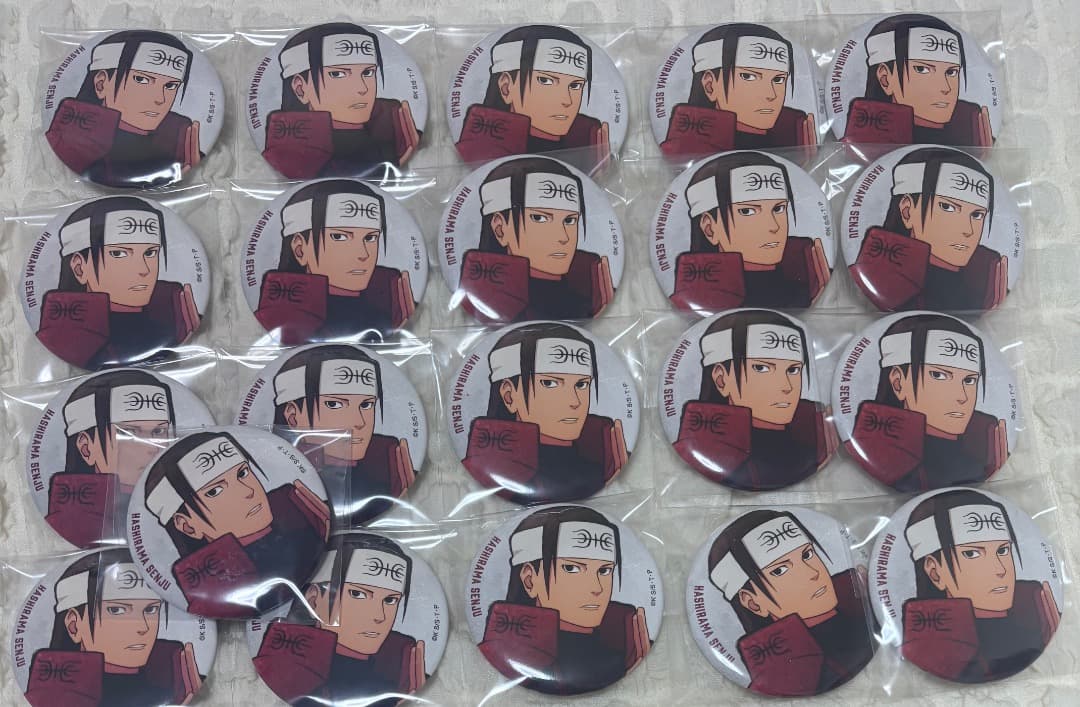 NARUTO ベースヤード ノーマル 缶バッジ 柱間