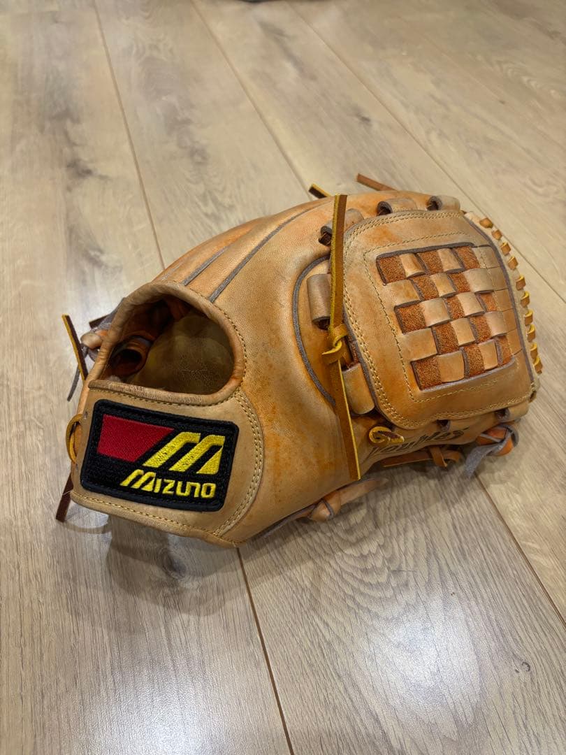 ミズノ一般硬式投手グローブ！廃盤品！フルメンテナンス！高校野球対応品！