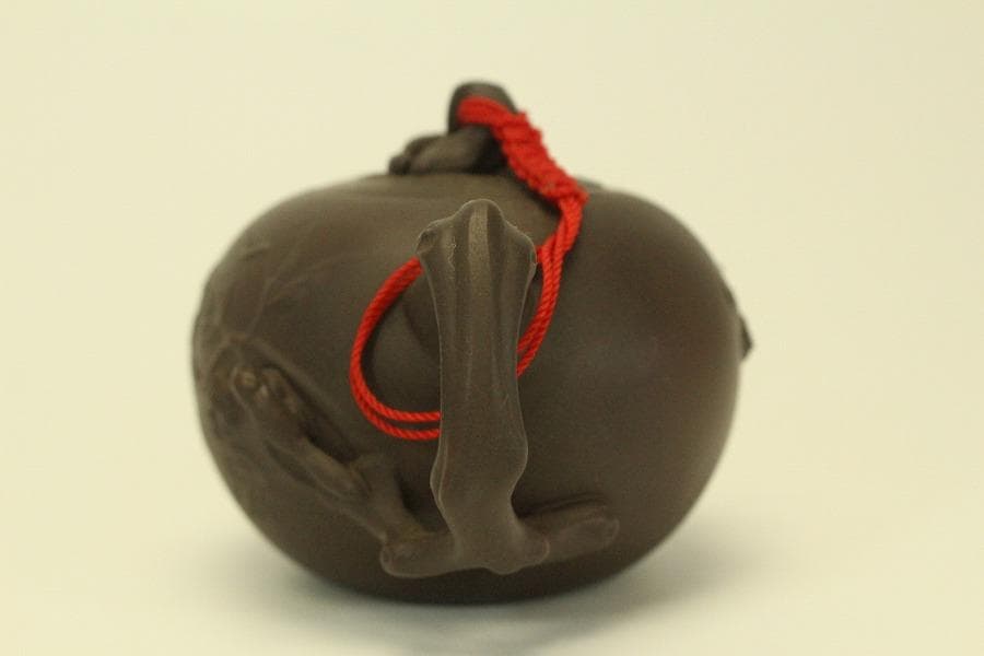 煎茶 紫泥 急須 中国美術(BB462)