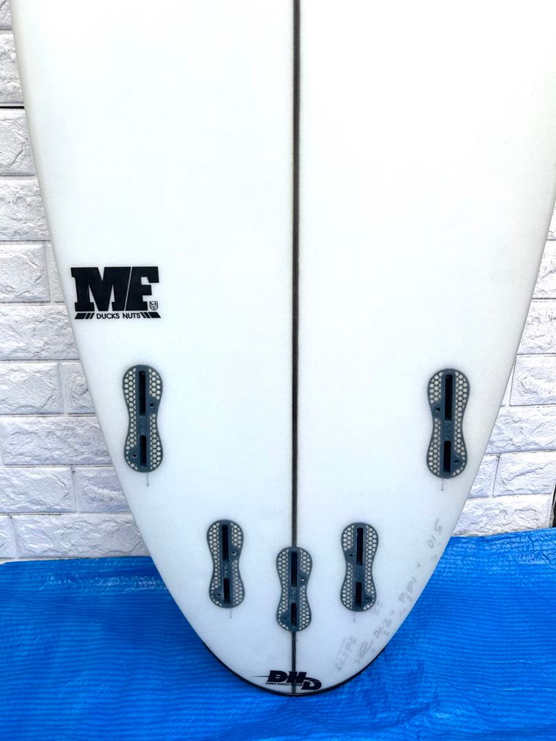 DHD【MF DUCKS NUTS 5.10】中古 ショートボード サーフボード