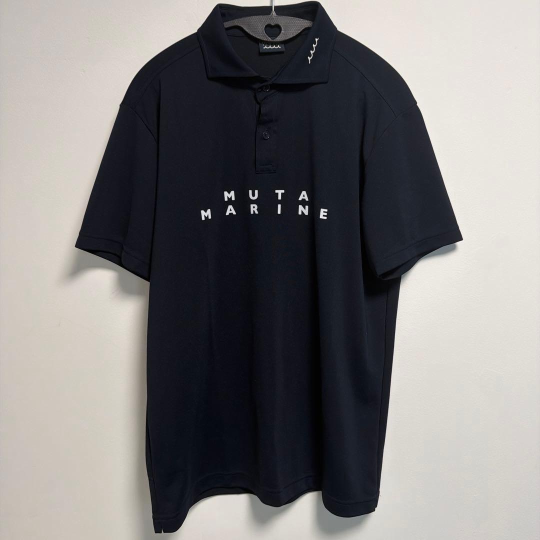 muta MARINE ネイビー ポロシャツ