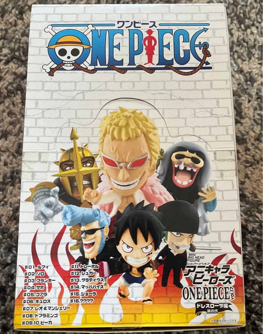 ワンピースアニキャラヒーローズ ドレスローザ15セット