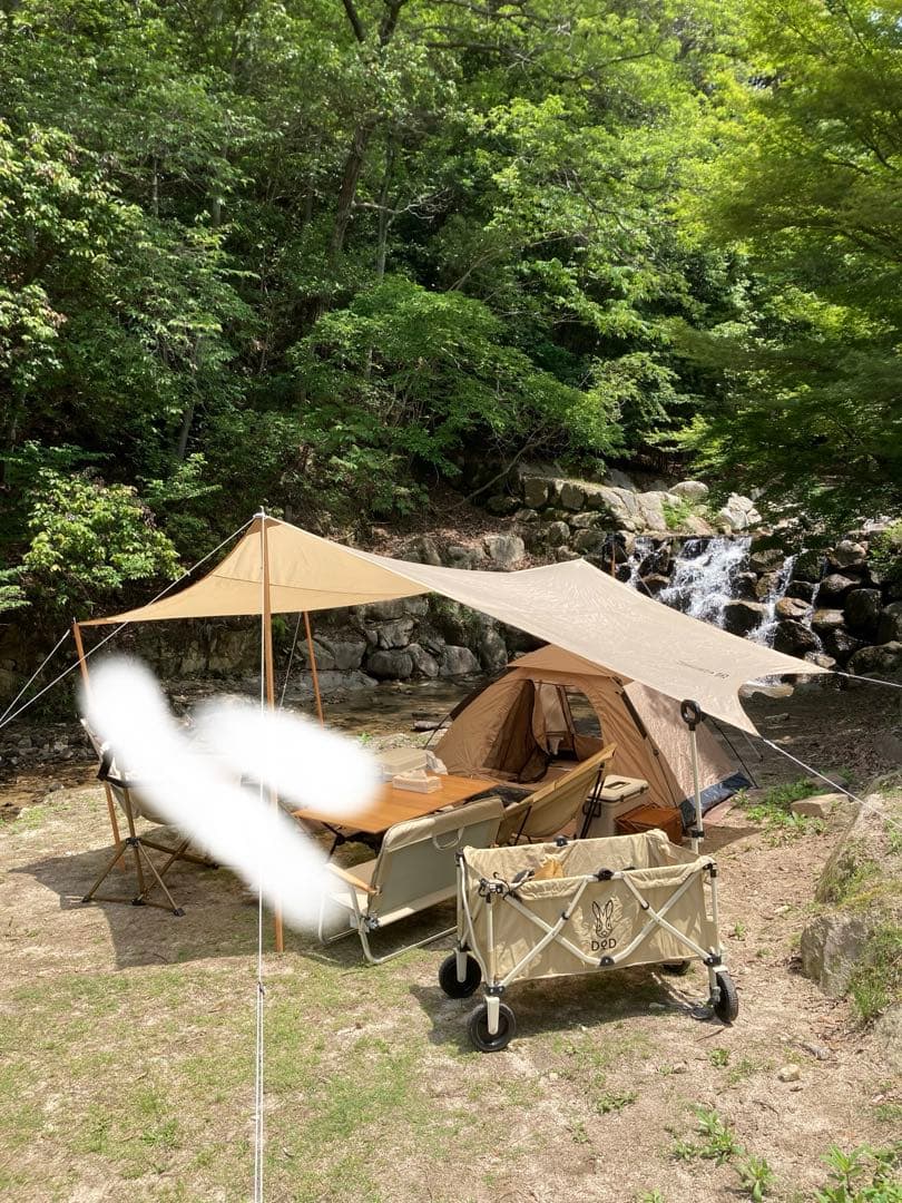 DOD いつかのタープ ワンタッチテント セット ベージュ タン