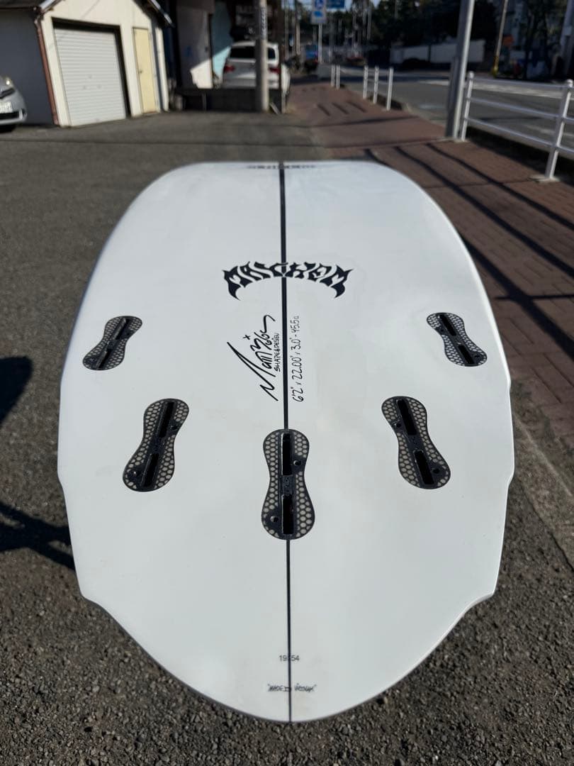 プラセボサーフボードRE-LOADEDリローデッド45L 6'2\" 希少モデル