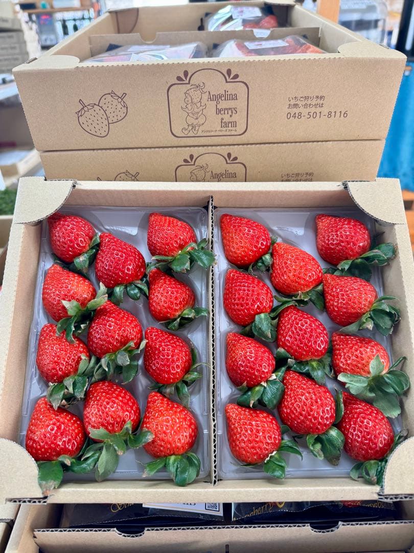 埼玉県プレミアムいちご あまりん 2パック入り 2箱