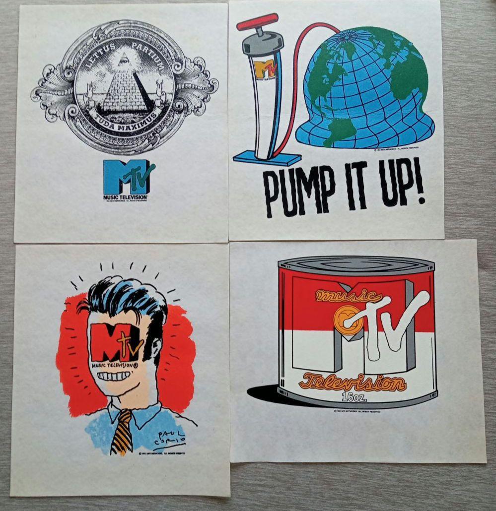 1990年代 musicＴＶ(USA)Ｔシャツ グラフィックデザイン画