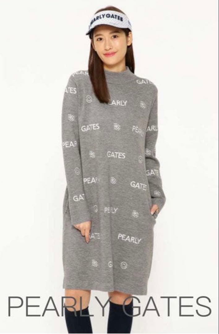 PEARLY GATES ニットワンピース パーリーゲイツワンピース