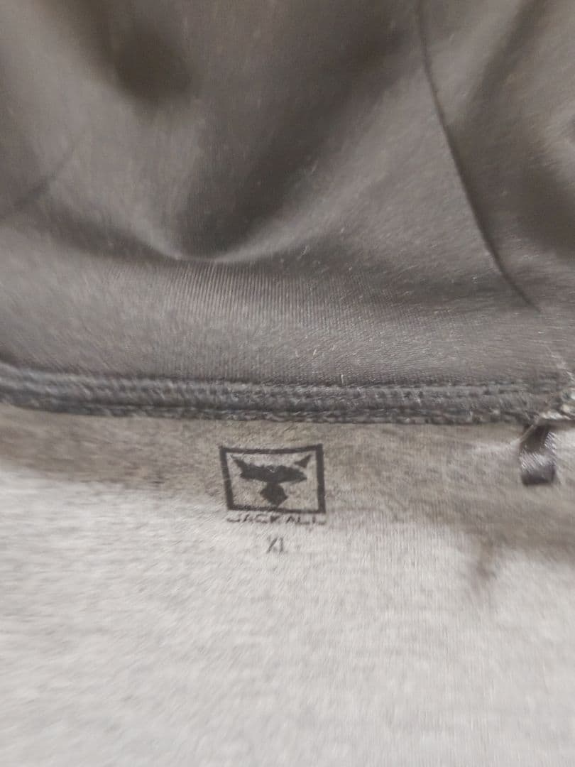 ジャッカル　ストレッチスウェットフーディー　XL ブラック
