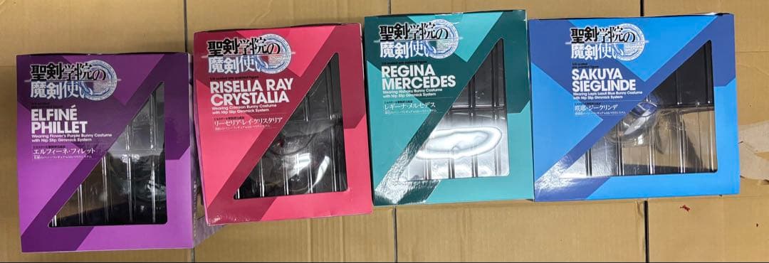 聖剣学院の魔剣使い　ぺろりシステム　フィギュア　4体セット