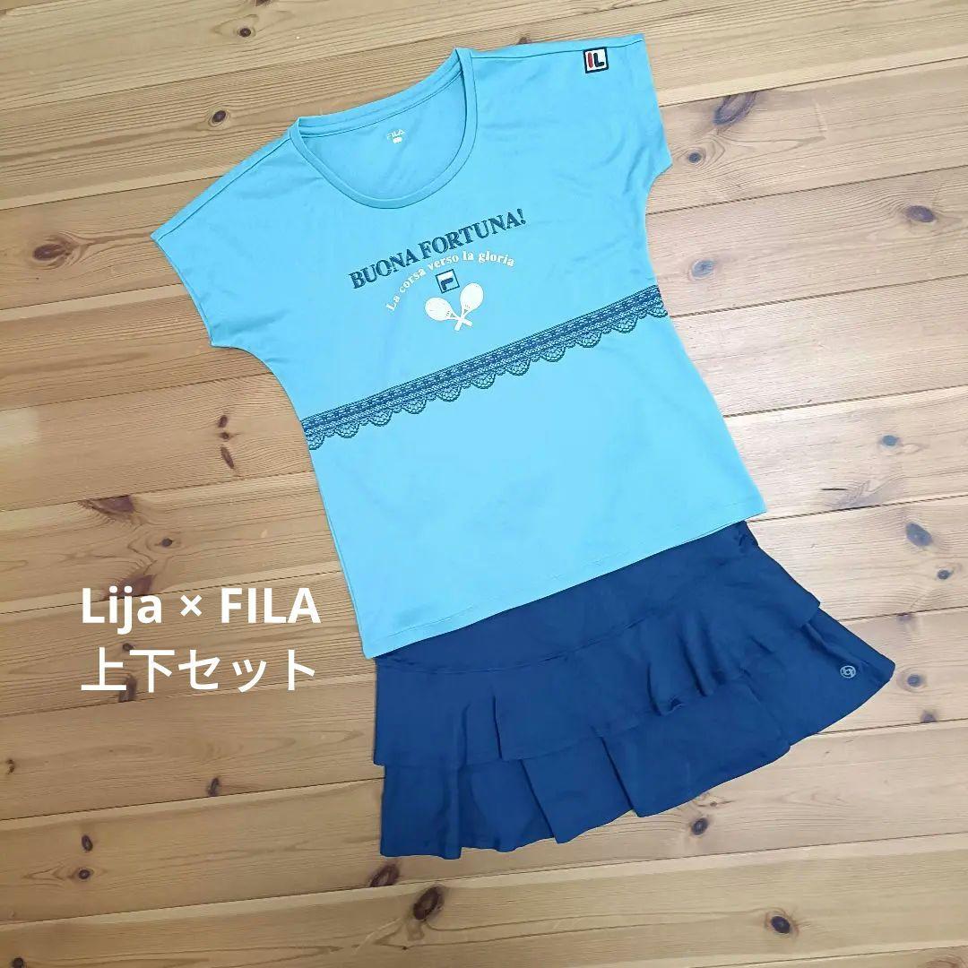 ☆lijaスコート×FILAシャツ☆上下セット