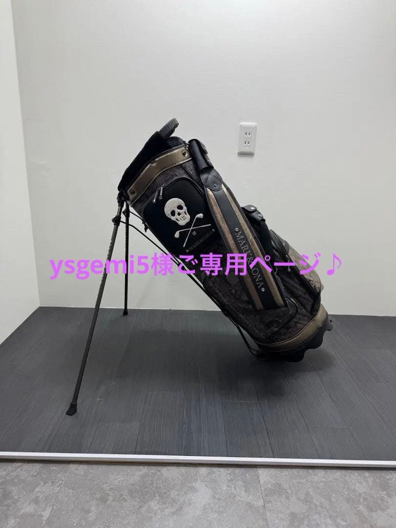 MARK&LONA スカルデザイン ゴルフバッグ