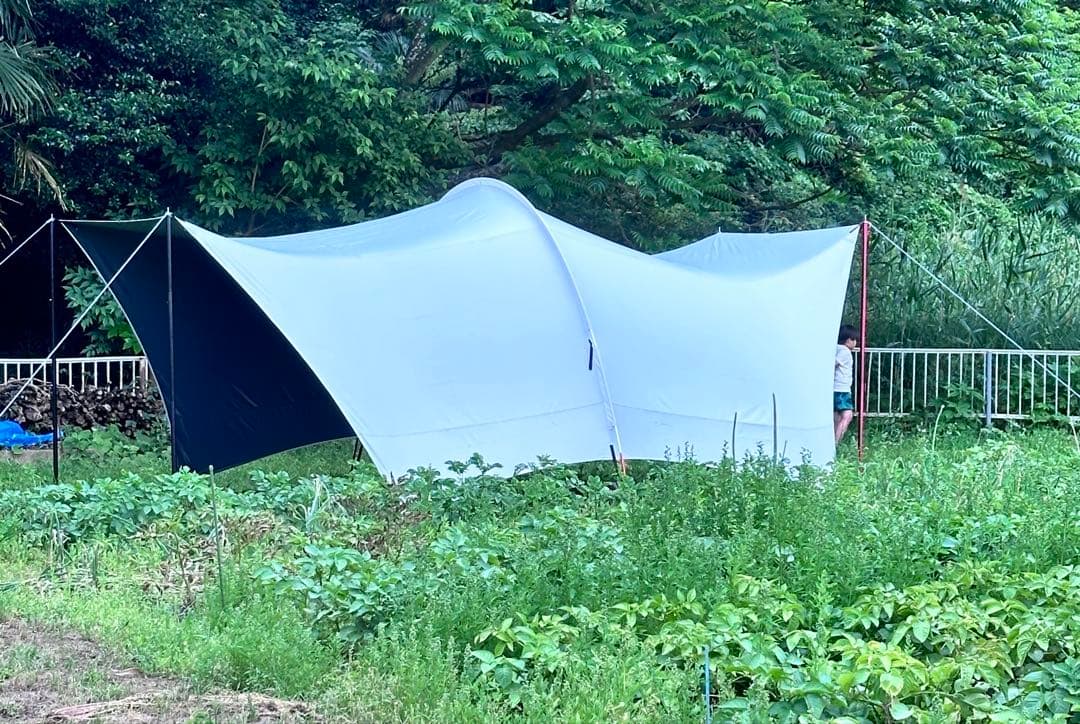 ハビタープ Outdoor Base SKYPAINTER タープポール付き