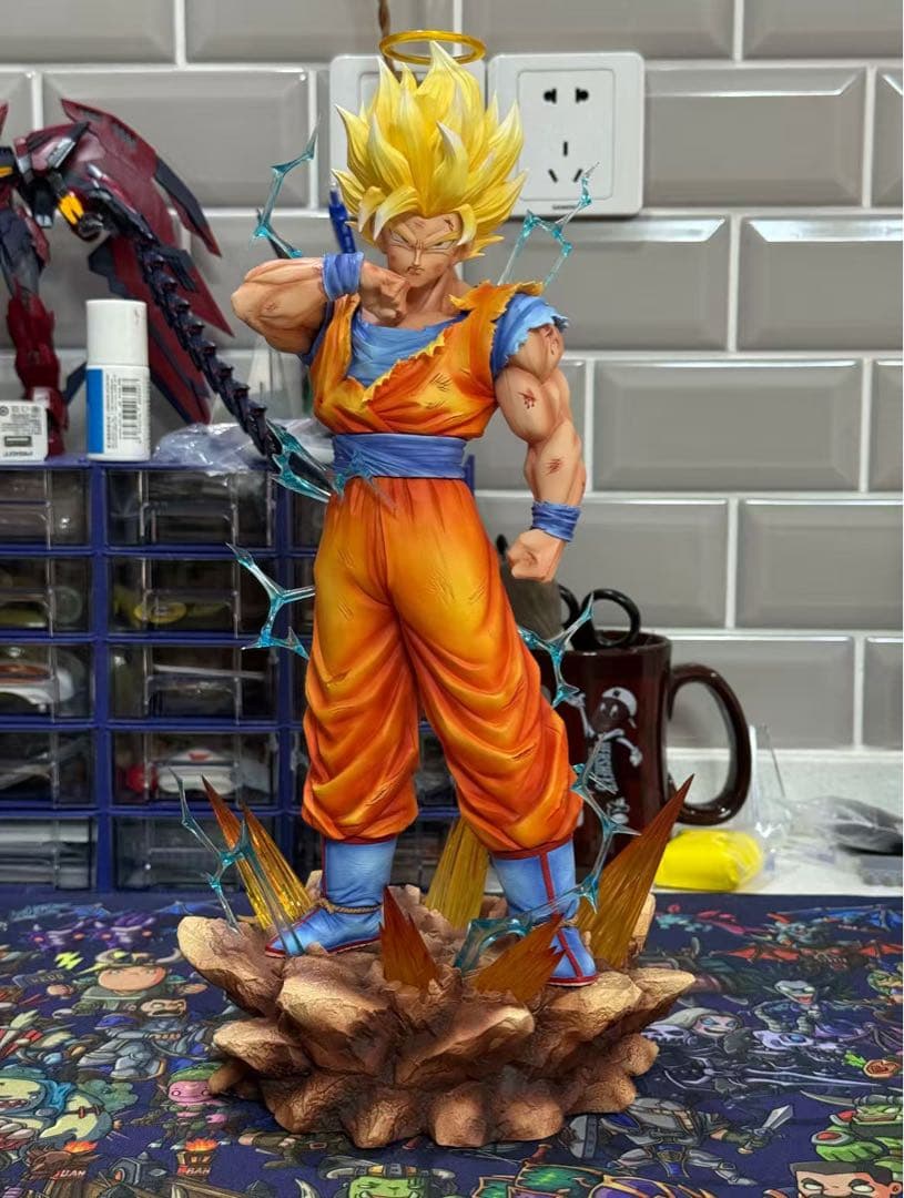 ドラゴンボール 孫悟空 ガレキ ガレージキット スタチューX③⑤②