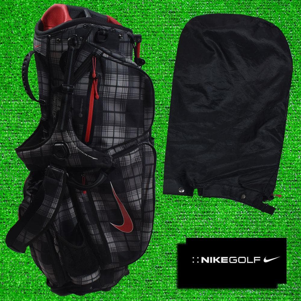 NIKE GOLF ナイキ ゴルフ スタンド式キャディバッグ【チェック】中古！