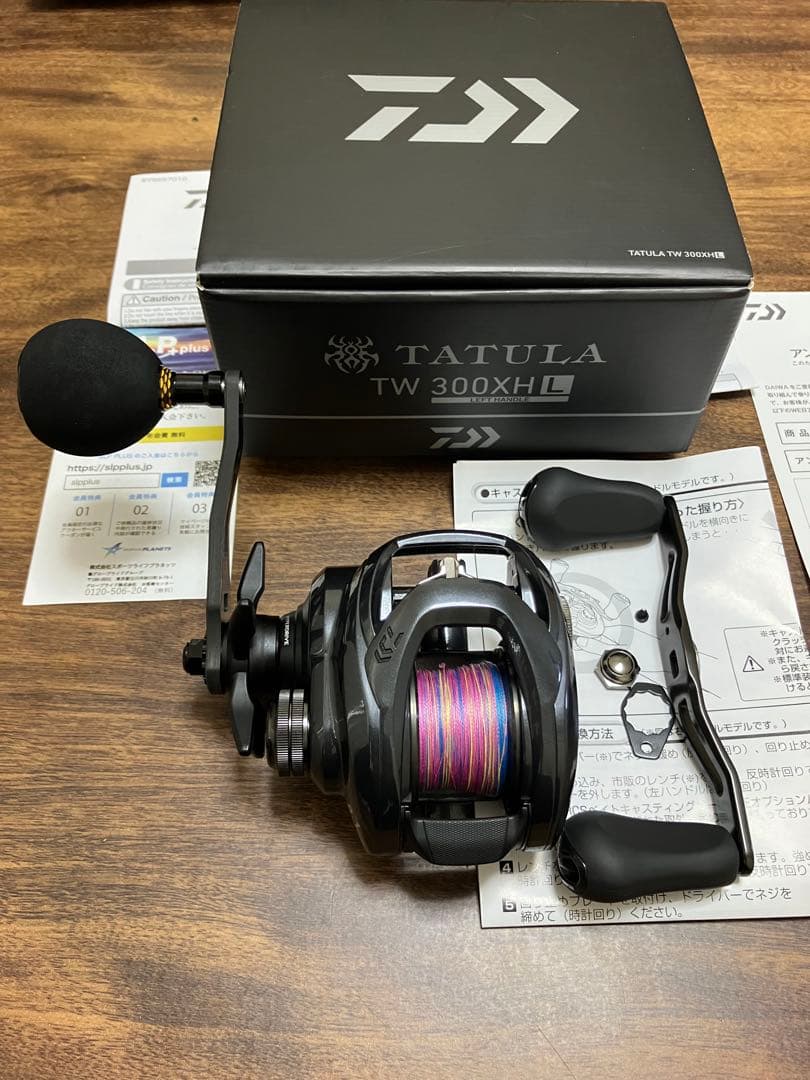 21タトゥーラ　TW 300XHL ゴメクサスハンドル、PE1.5号300m付き