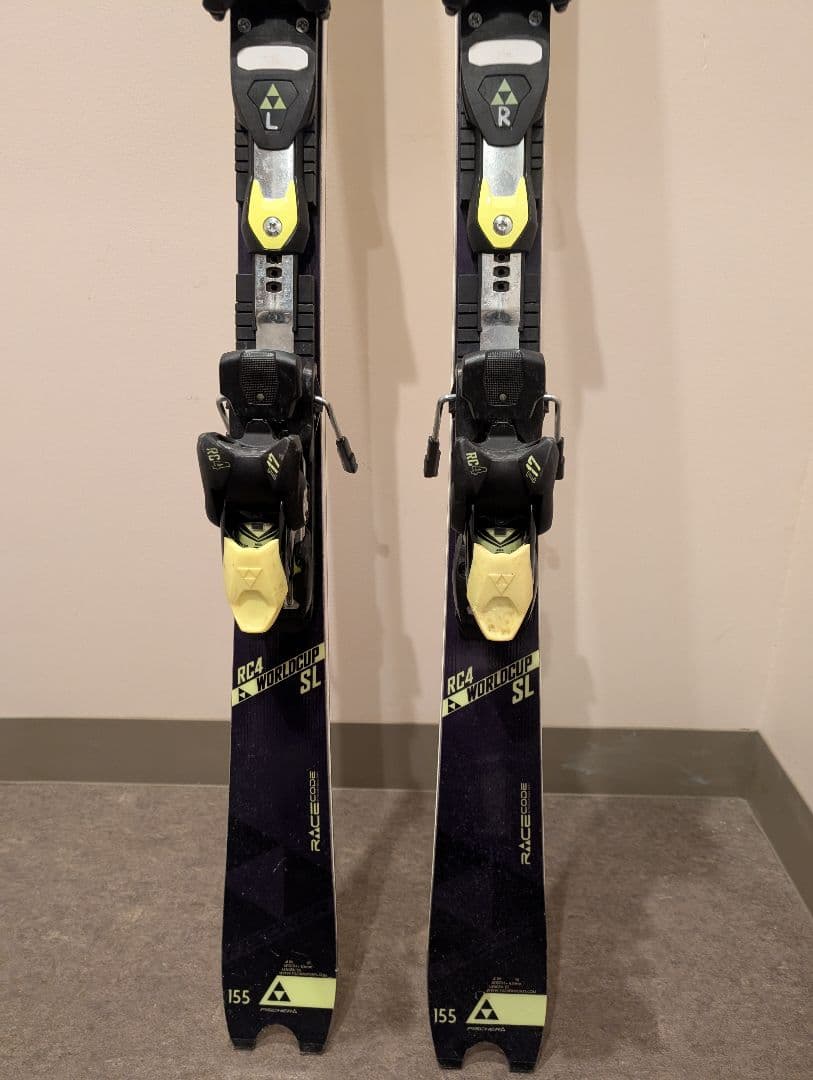 FISCHER RCA SL スキー板 バインディング付き