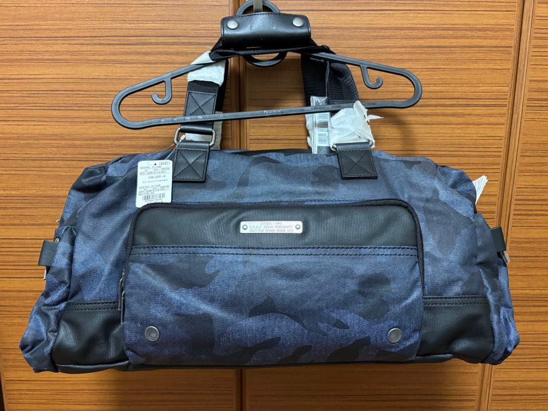 DIESEL 迷彩柄 ボストンバッグ B.R.G.Z. 35042