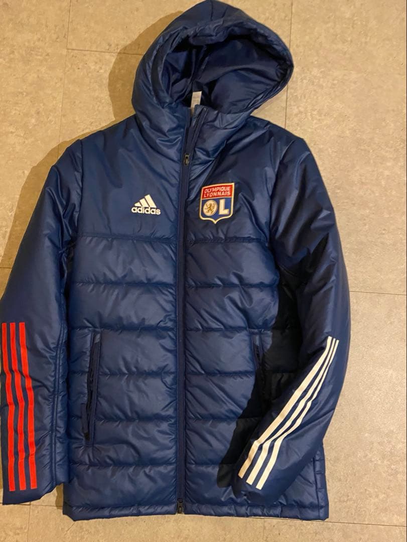 adidas オリンピック・リヨン ベンチコート