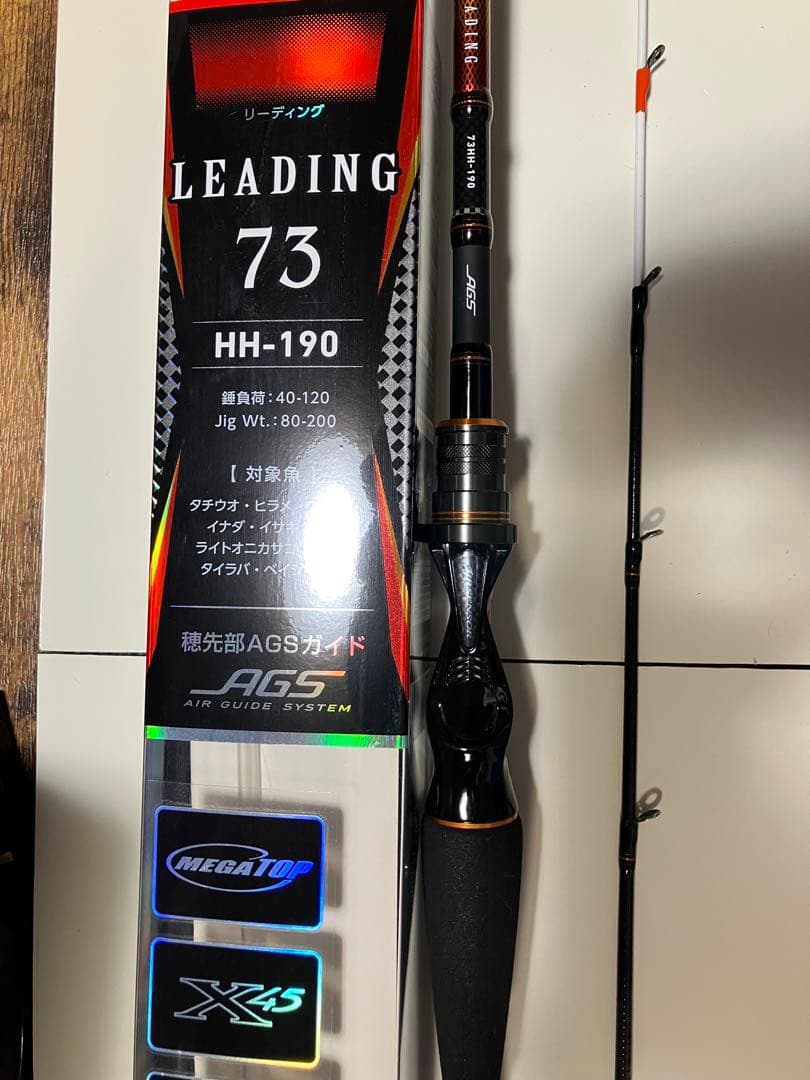 まぁ　ダイワ　リーディング 73HH-190　AGSガイド