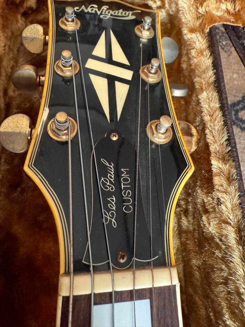 レアNavigator Les Paul Custom ダイヤモンドインレイ