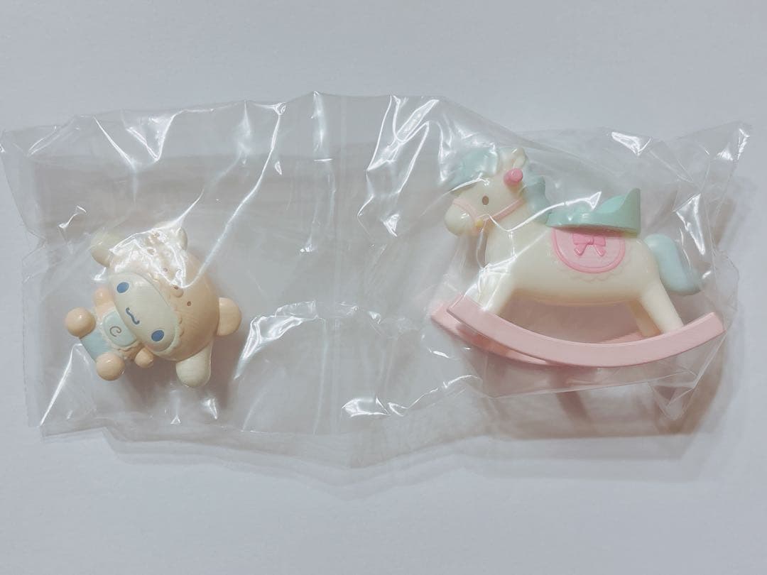 ♡ シナモン シナモロール ラテクマベビー シークレットマスコット 木馬 ♡