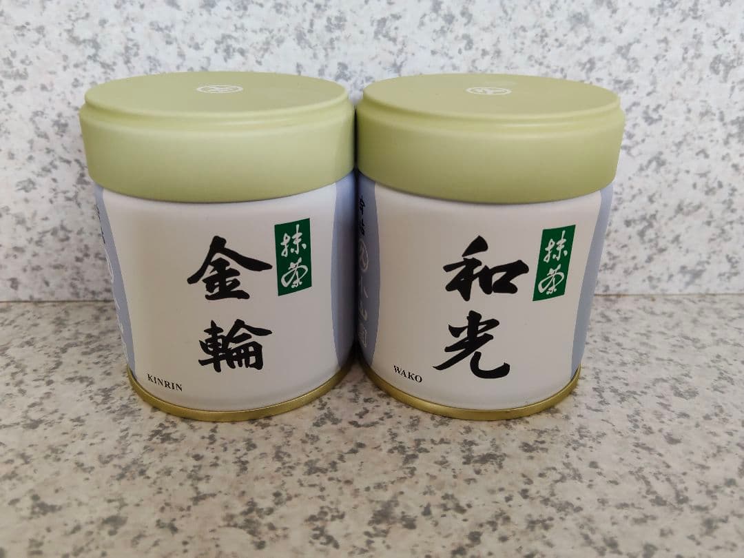 【説明欄必読】宇治 丸久小山園 抹茶 金輪40g缶 和光40g缶【転売禁止】