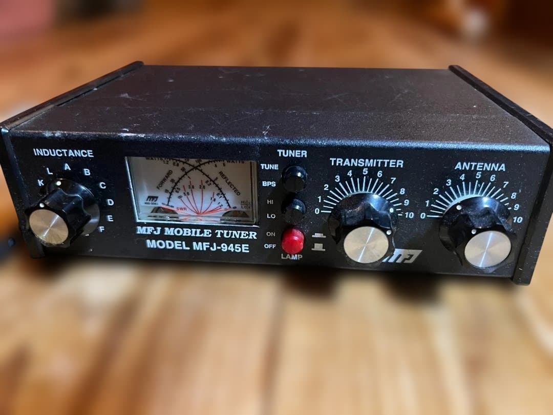 h*n様 MFJ MFJ-945E アンテナチューナー SWR計装備モデル 動作