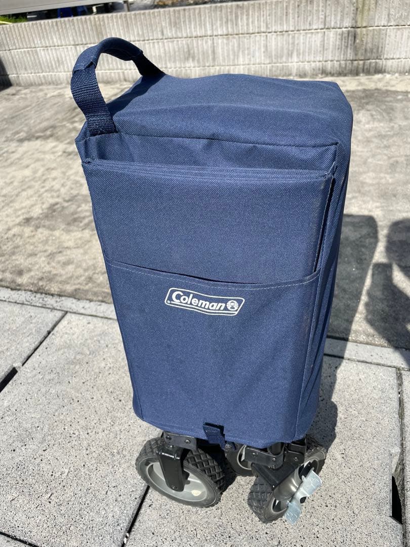 Coleman 折りたたみキャリーカート ネイビー