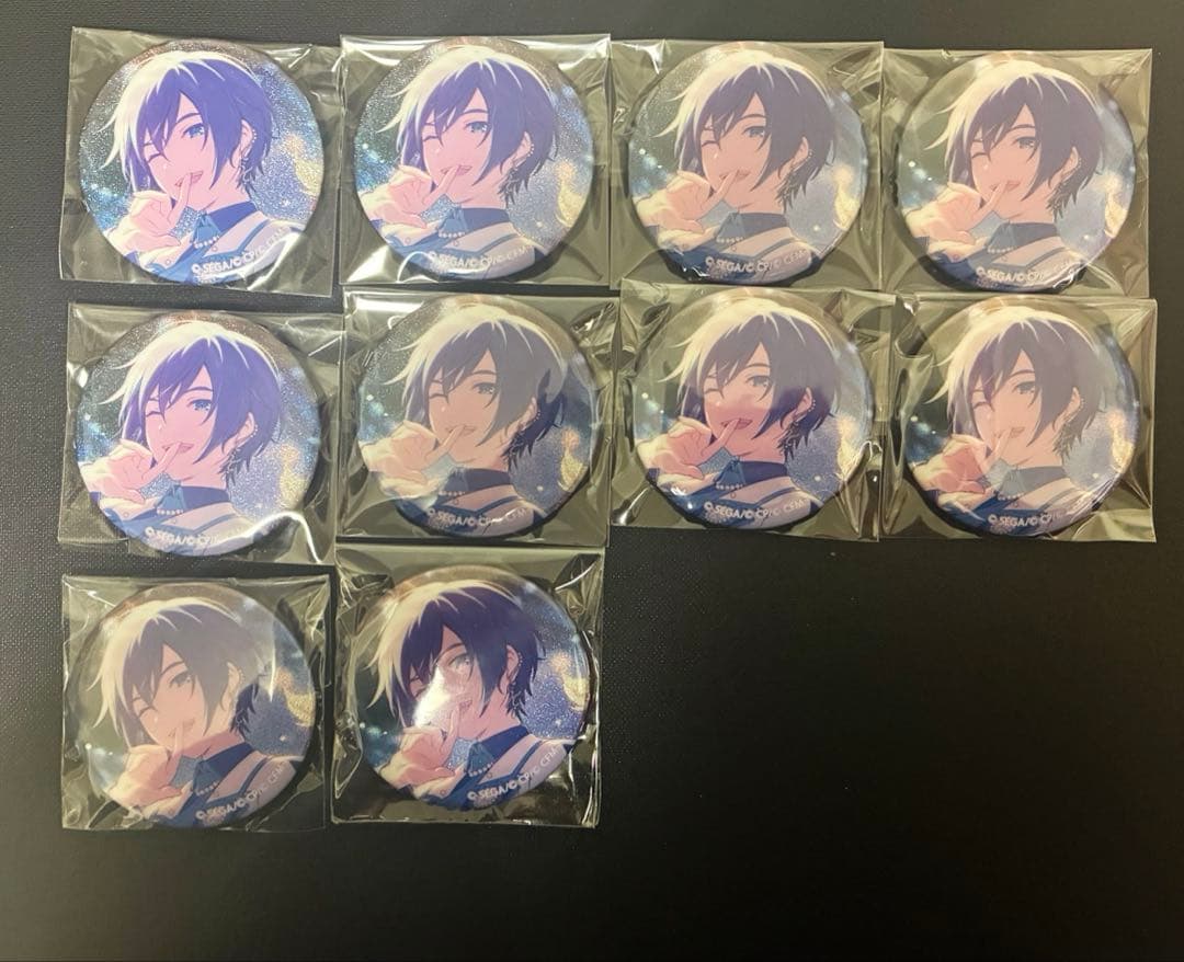プロセカ　グリッター缶バッジ　KAITO