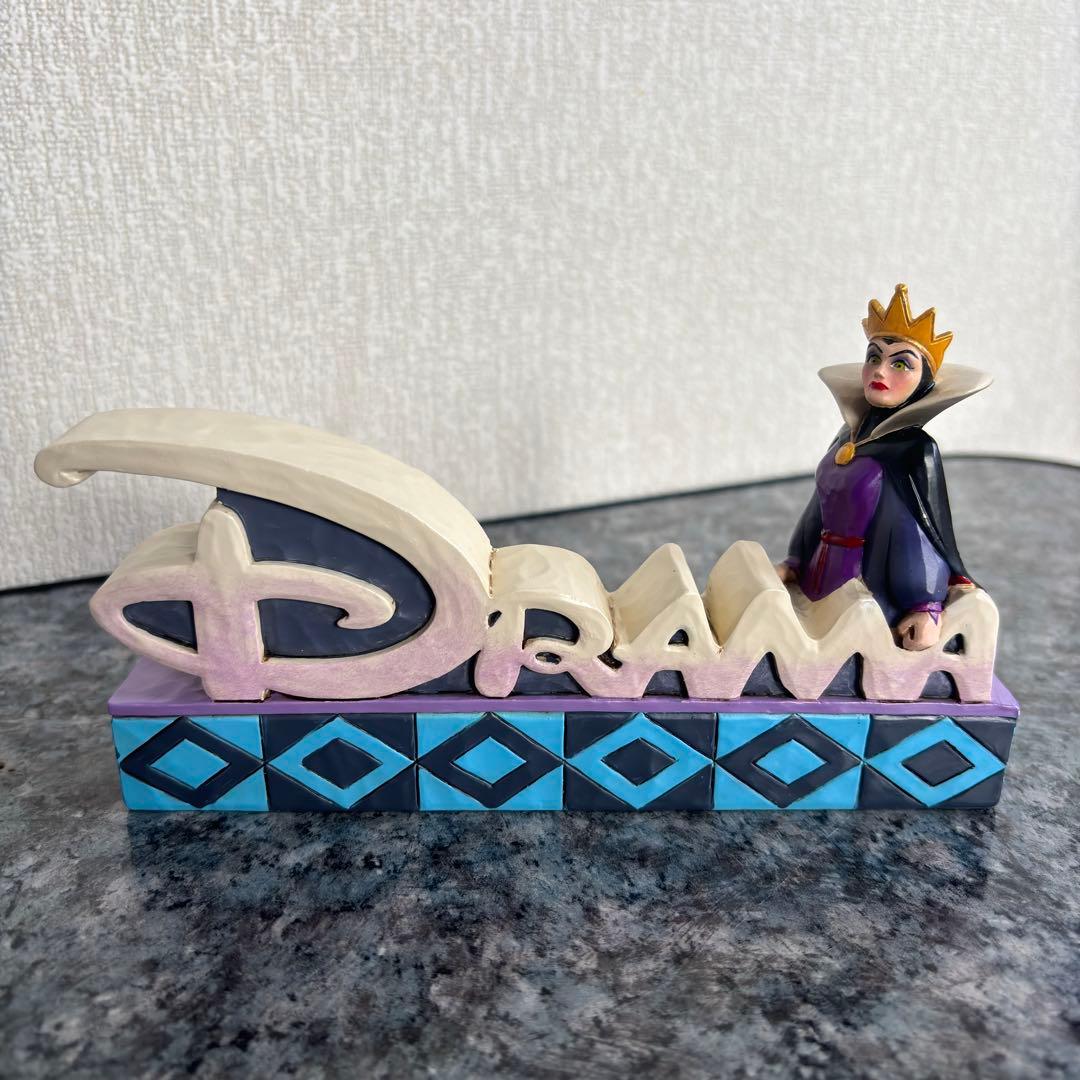 《ディズニー》ジムショア　白雪姫　王妃　置物