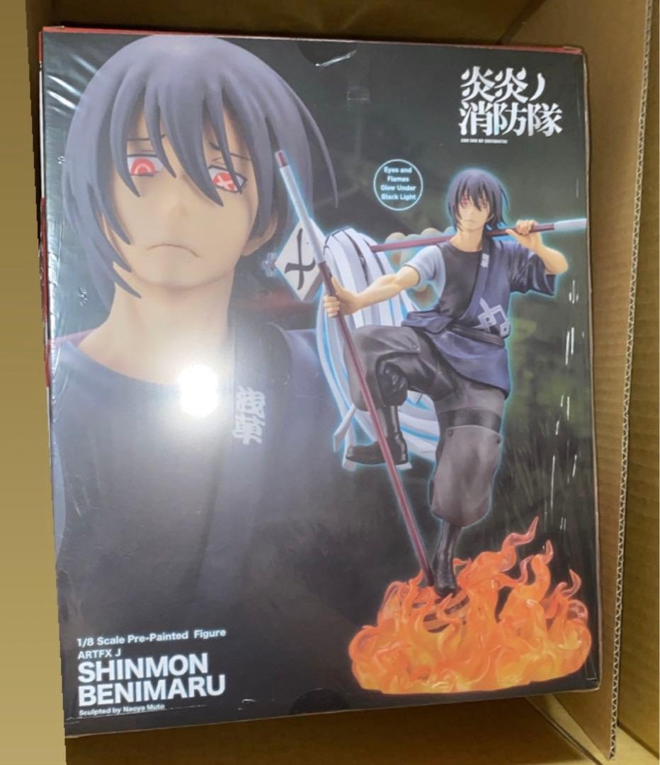 【新品未開封】炎炎ノ消防隊 ARTFX J 新門紅丸 コトブキヤ特典 パーツ付き