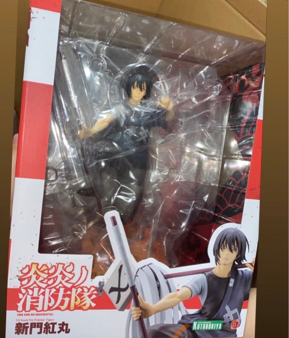 【新品未開封】炎炎ノ消防隊 ARTFX J 新門紅丸 コトブキヤ特典 パーツ付き