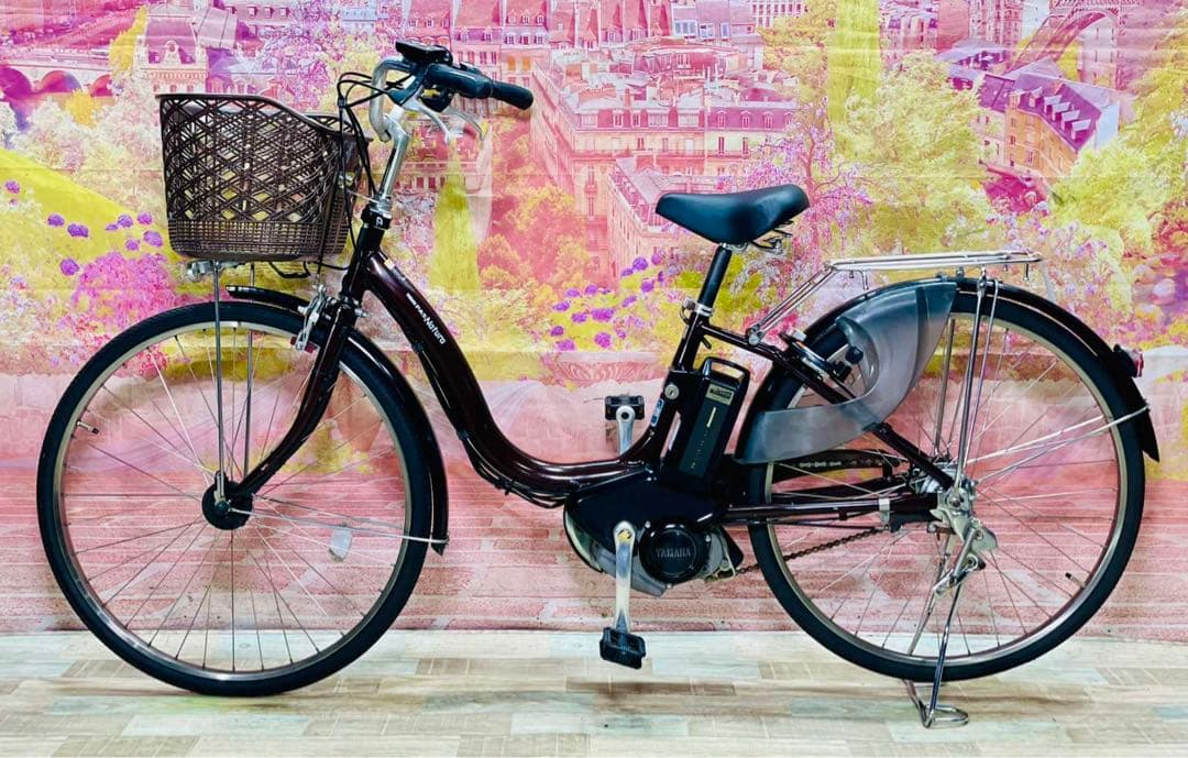 K2921 電動自転車ヤマハ ママチャリ 26インチ パスナチュラ 送料無料