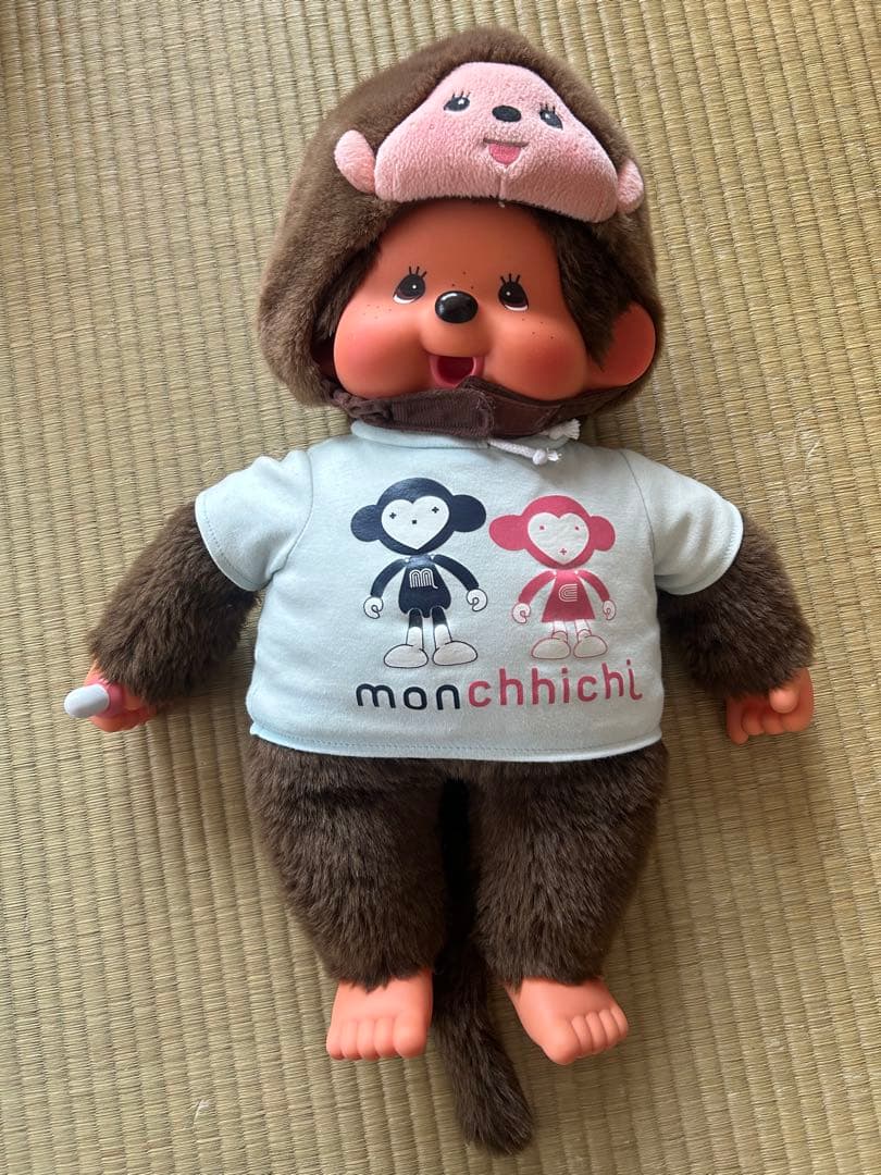 セキグチ　モンチッチ ぬいぐるみ 帽子付き　約54センチ