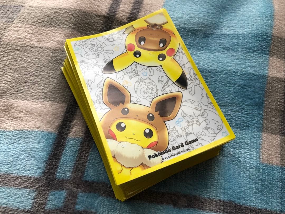ポケモン プレイマット スリーブ FAN OF PIKACHU&EIEVUI
