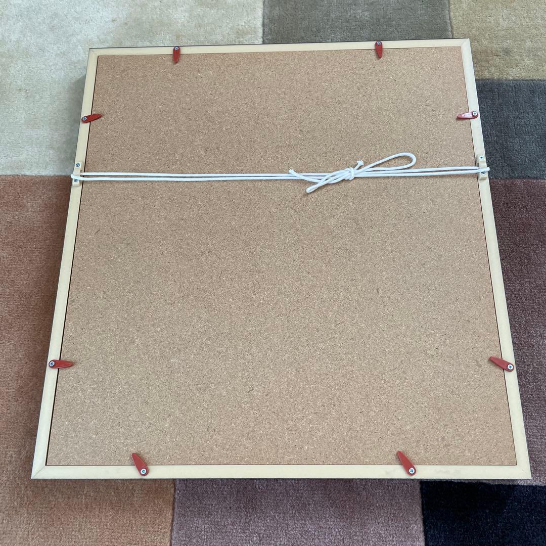 正真作品 武者小路実篤 水仙 水彩画 額縁付き
