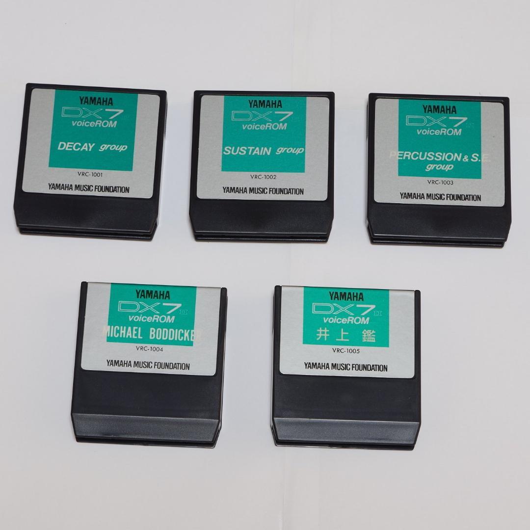YAMAHA DX7Ⅱ voice ROM VRC-1001,2,3,4,5