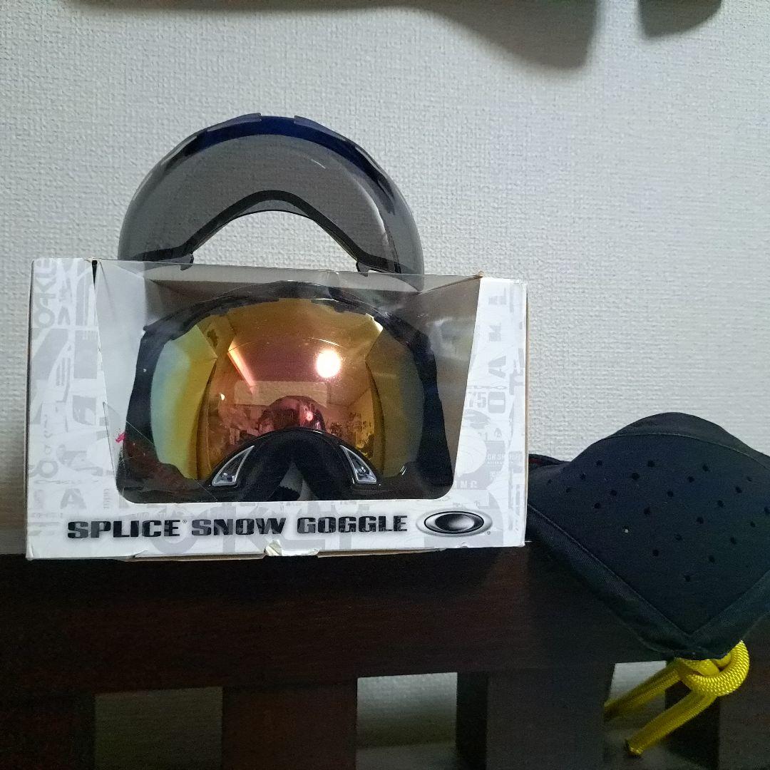 美品 OAKLEY SPLICE 偏光レンズ&マスク付 オークリースプライス