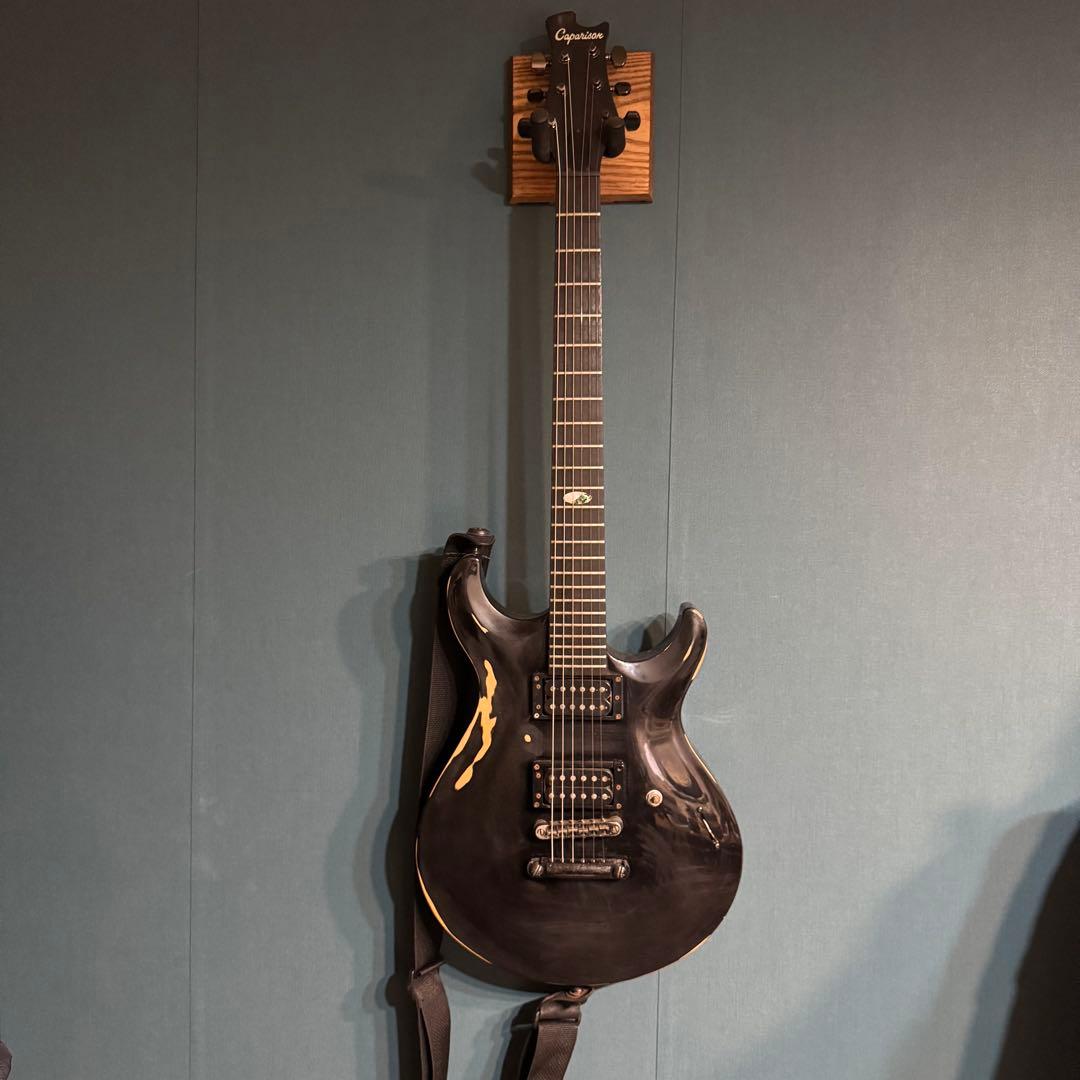 【生産完了】キャパリソン　Angelus エレキギター　ブラック24フレット