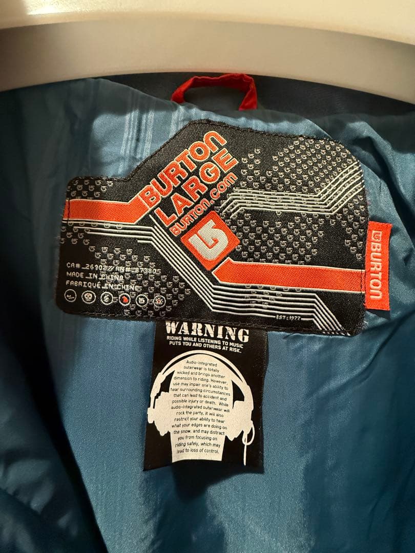 BURTON バートン スノーボードウェアJACKET ダウンタイプ