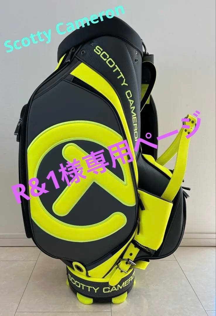 Scotty Cameron2022スタッフバッグ　ツアーバッグ　ネオンイエロー