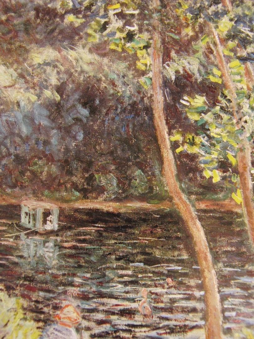 クロード・モネ、「The Studio-Boat」、厳選、希少大判画集・額装画