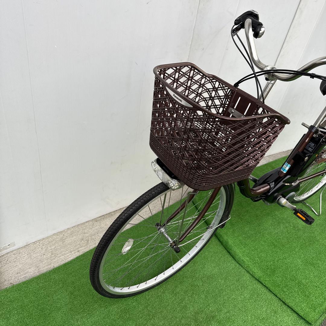 Panasonicパナソニック電動アシスト自転車26インチ8.9Ahブラウン美品