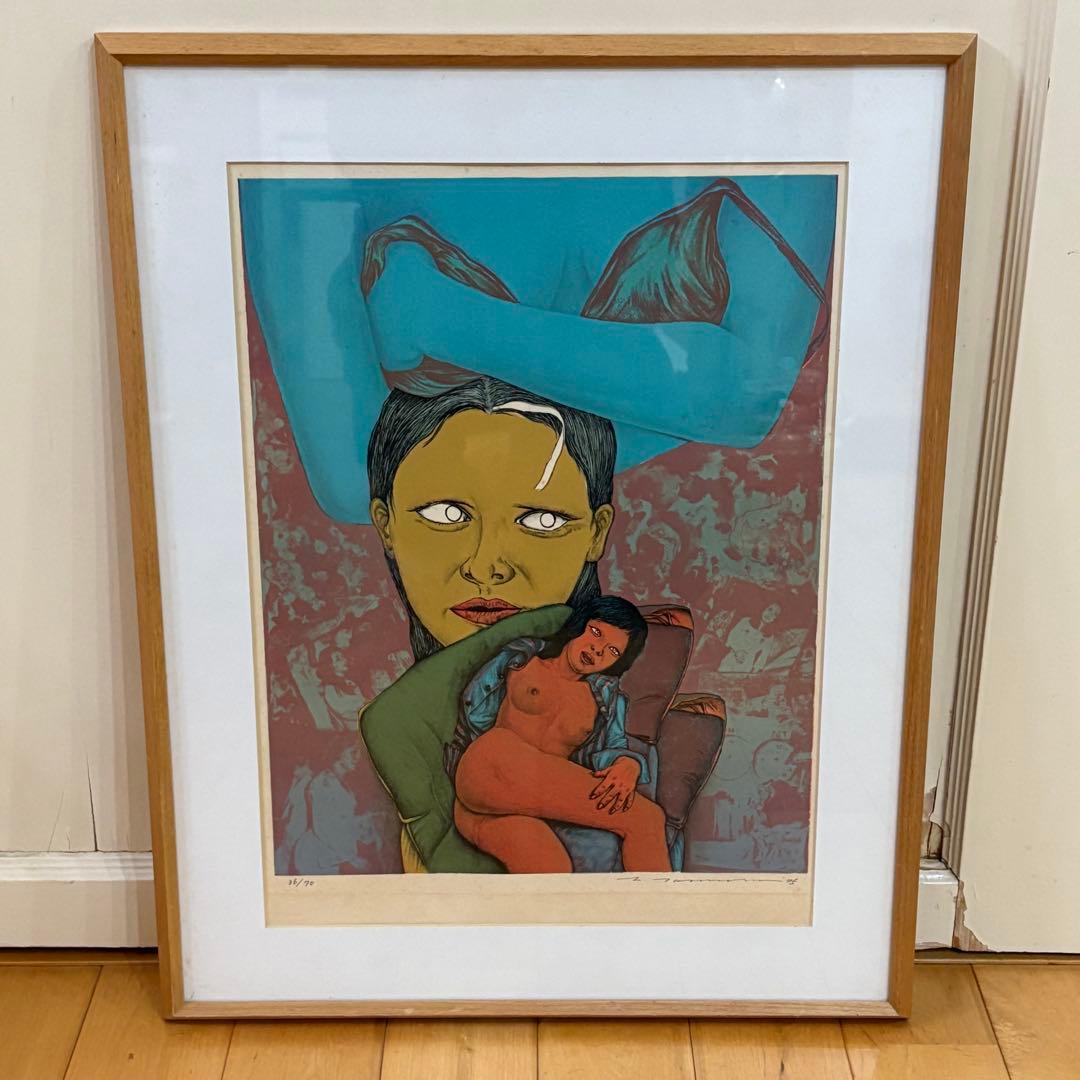 ☆希少☆田村文雄　リトグラフ　版画　　現代アート　untitled 無題