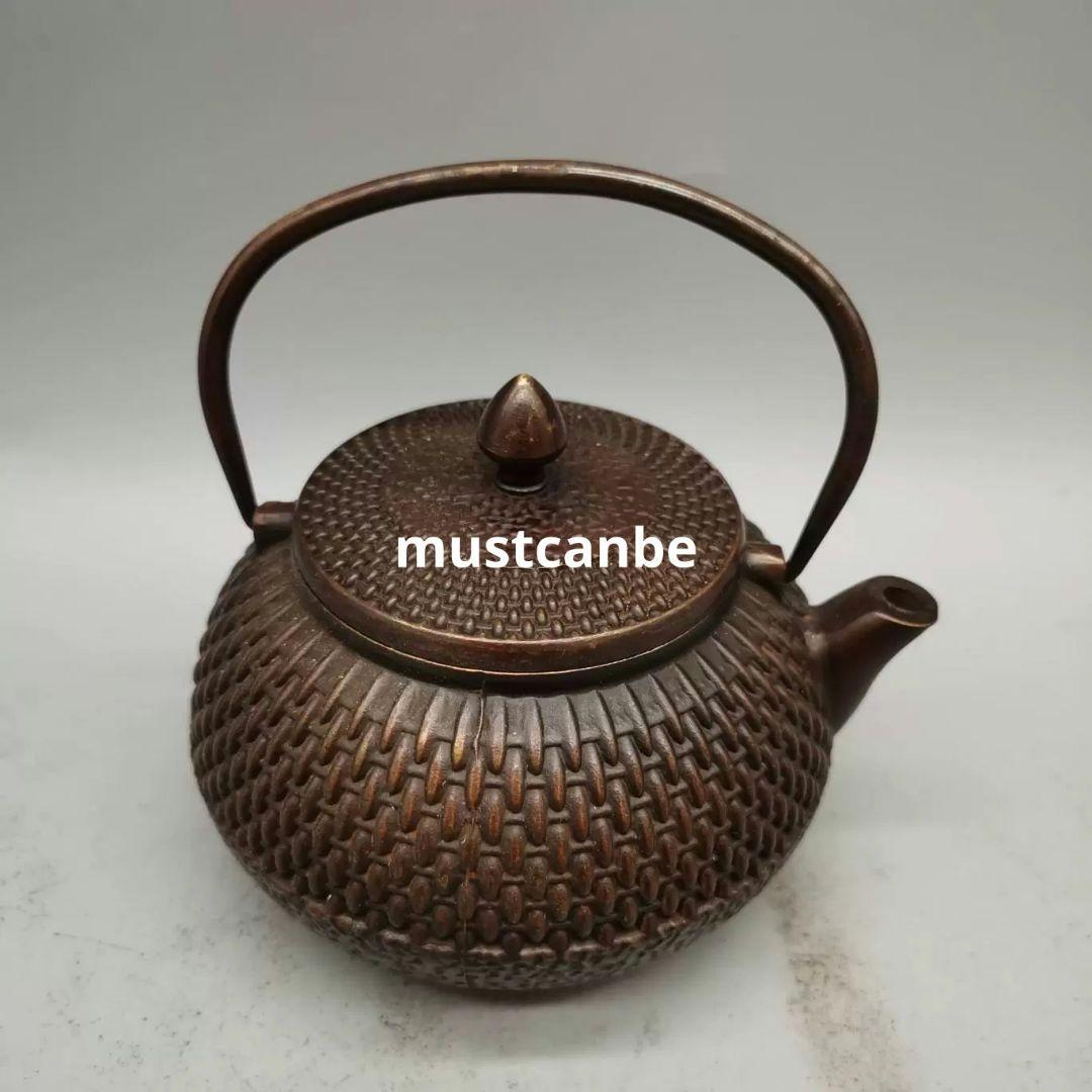 銅器 茶壺 提梁壺 徳利 茶道具 水筒 装飾品 工芸品 置物