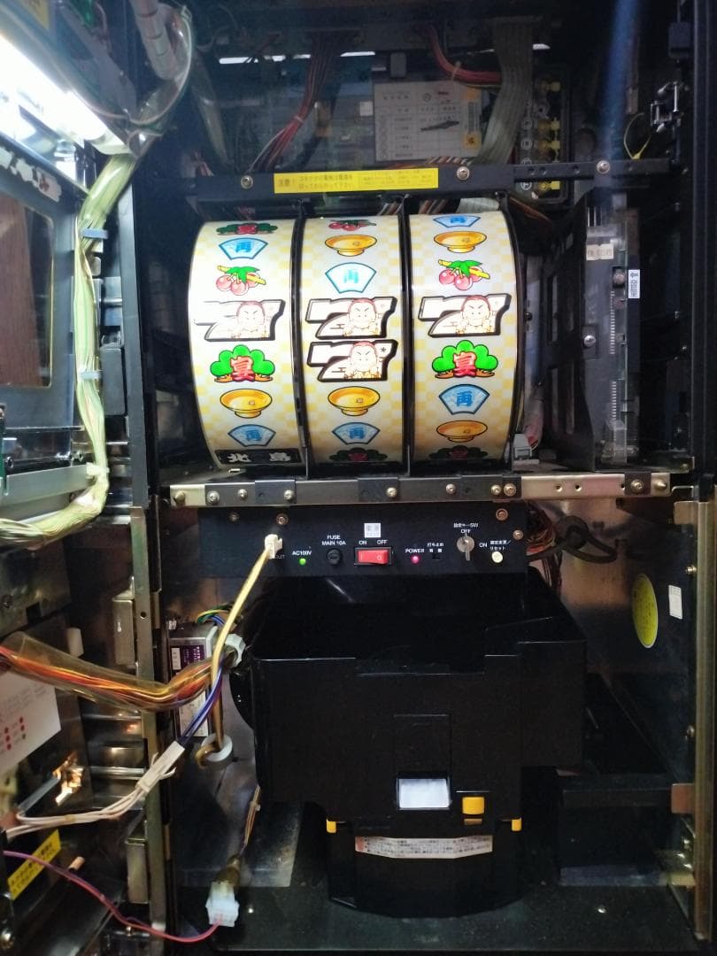 【パチスロ実機】オリンピア★お見事！サブちゃん【不要機付き】４号機・人気台