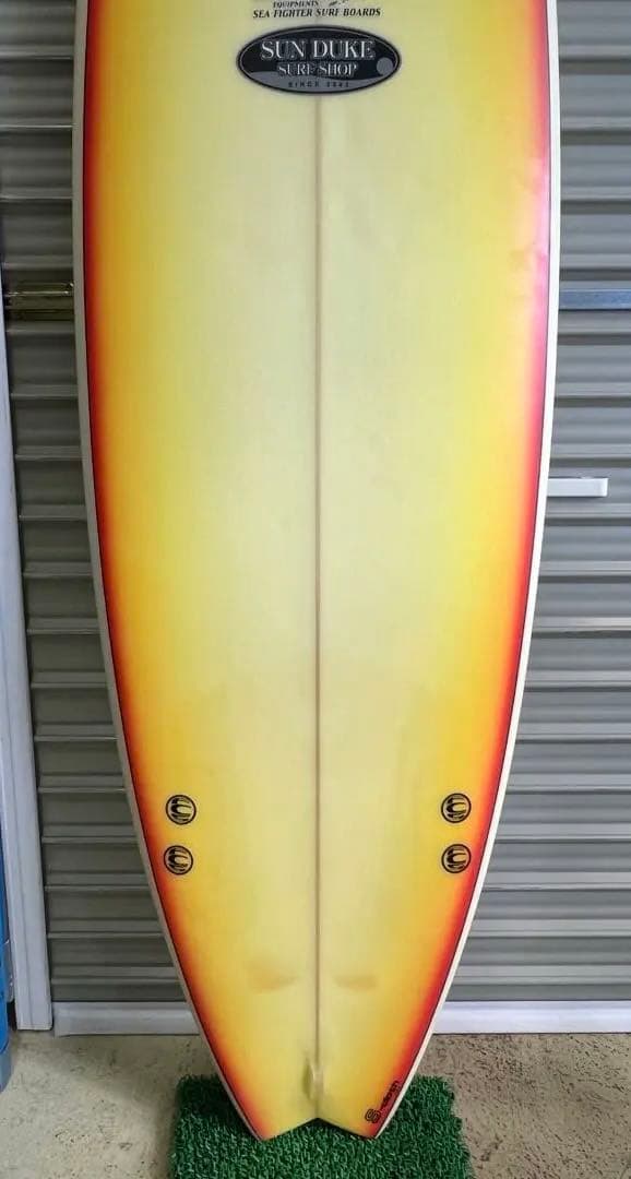 CSFサーフボード 6'0\" フィン+デッキパッド付き