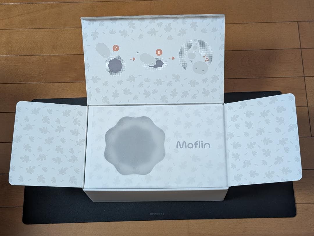 Moflin ぬいぐるみ本体 グレー 充電器付き